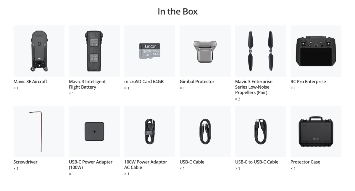 Kit DJI Mavic 3 Enterprise