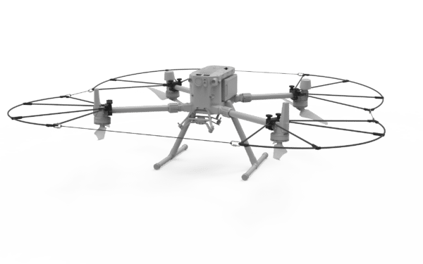 Paraeliche DJI Matrice 350 RTK in carbonio con protezione eliche 360&deg; per drone professionale