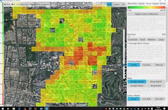 Software per monitoraggio ambientale