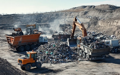 Sensore metano per droni per discariche