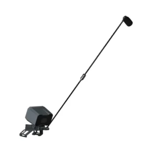 Microphone with speaker for professional drones