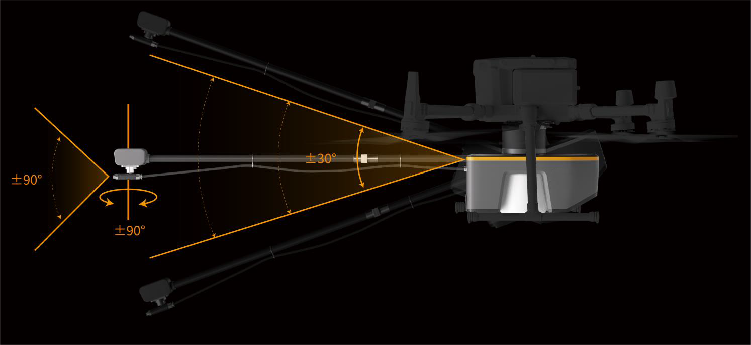 Ugello flessibile per droni DJI