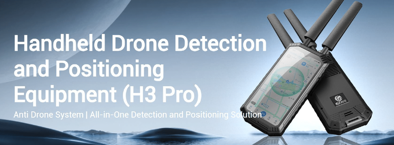 Drone Detection Radar Mobile H3 Pro &mdash; vista del dispositivo