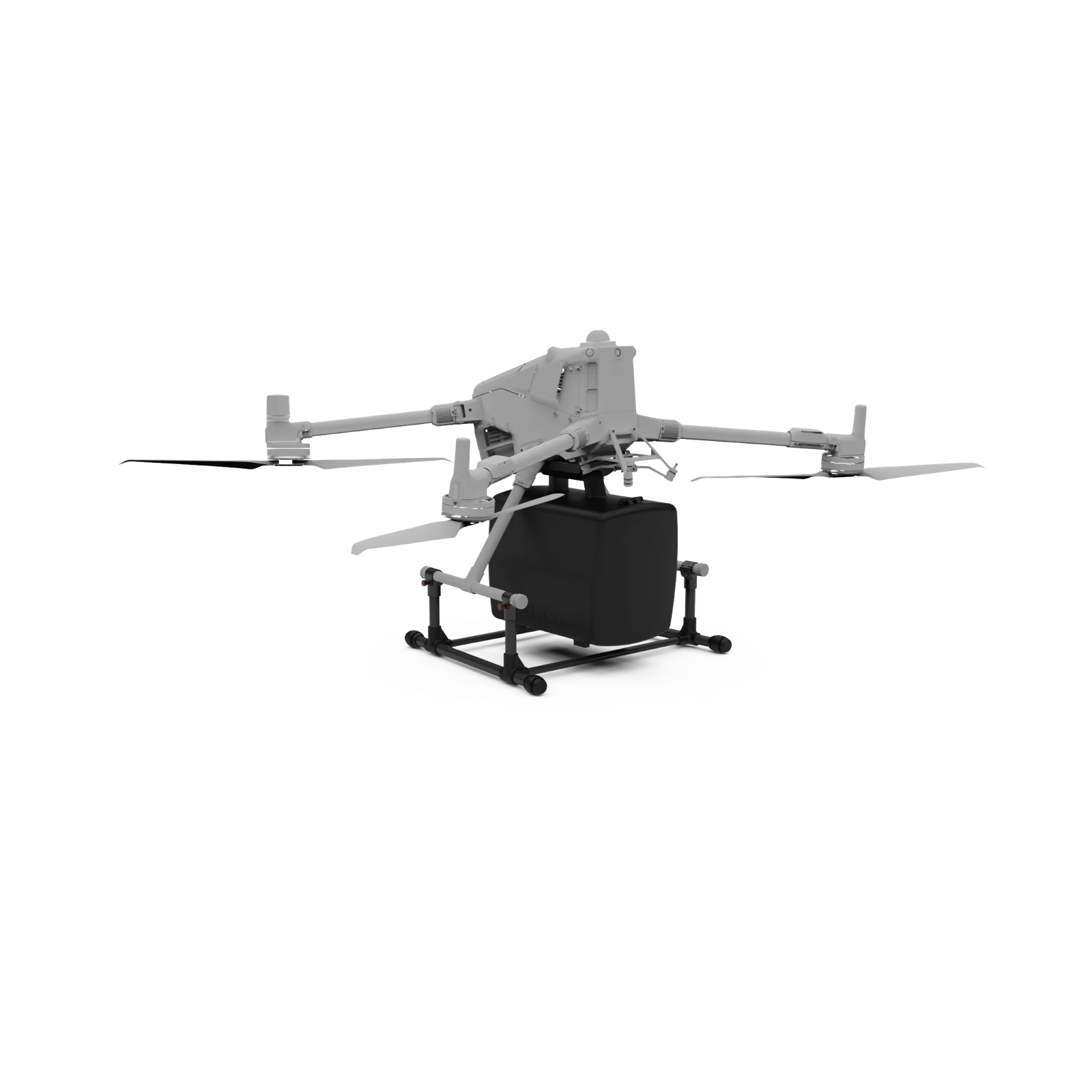 DJI Matrice 400 with D-Box delivery box installed