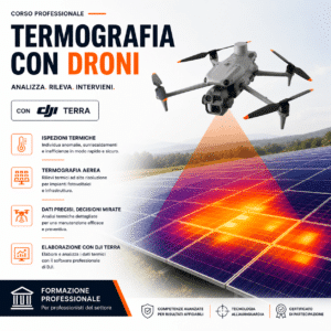 Corso Termografia Aerea con Drone dji matrice 4t dji terra