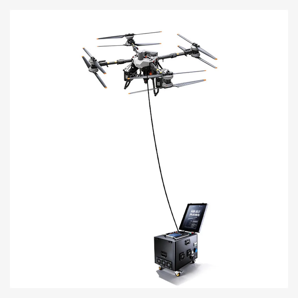 tethered dji flycart 100 alimentazione continua 220m ! title : tethered-dji-flycart-100-1 ! desc :  ! caption :