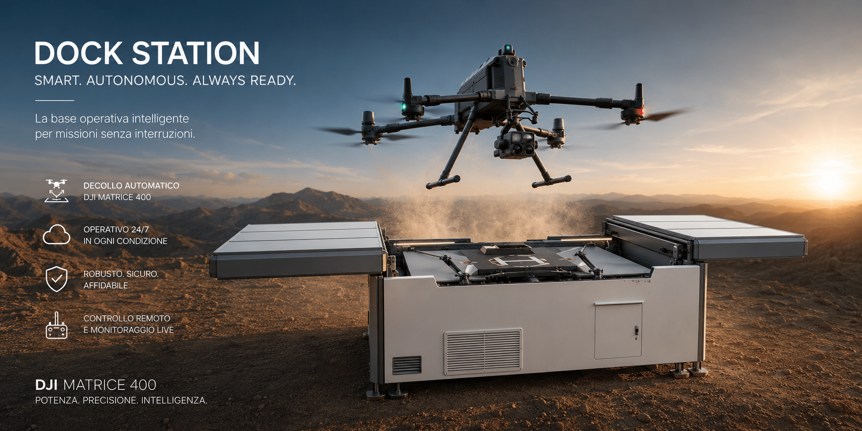 DBase 200 Dock Station per DJI Matrice 400