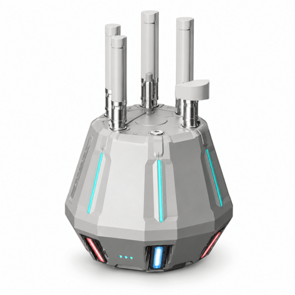 Argus drone detection system passive station with omnidirectional antenna for Remote ID